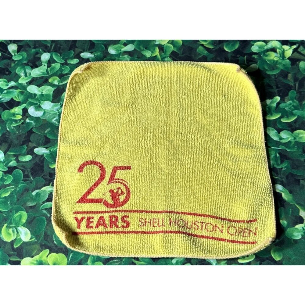 Shell Houston Open 25 Years Towel -Washcloth Size